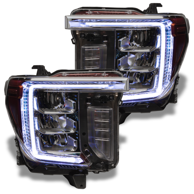 GMC Sierra 3500 HD Headlight DRL Kit - Front - ORACLE Lighting - ColorSHIFT RGB+W - `20-`21